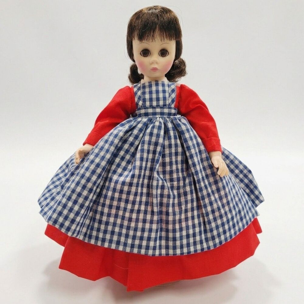 Madame Alexander Jo Little Women Doll 1322 Vintage 12" with Box Blue Apron